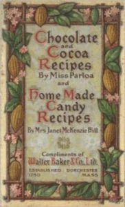 Title: Chocolate and Cocoa Recipes and Home Made Candy Recipes, Author: Miss Parloa