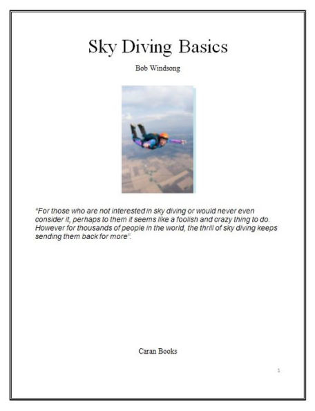 Sky Diving Basics