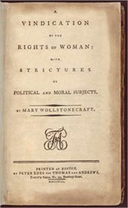 Title: A Vindication of the Rights of Woman, Author: Mary Wollstonecraft