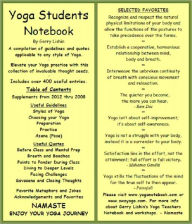 Title: Yoga Students Notebook, Author: Gerry Lishin