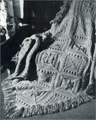 knitted afghan