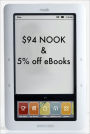 Almost Free NOOK and 5% off eBooks (Plus $0.00 Library Books)