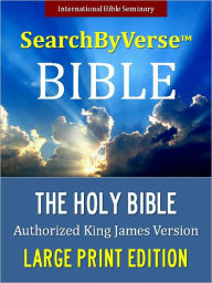 Title: THE SearchByVerse(TM) HOLY BIBLE FOR NOOK LARGE PRINT EDITION - The Bestselling Authorized King James Version (With Nook MasterLink Technology): Best Selling Bible of All Time KJV Complete Old Testament & New Testament NOOKbook, Author: GOD