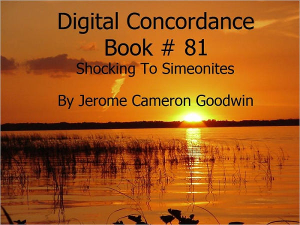Shocking To Simeonites - Digital Concordance Book 81