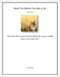 Title: Read This Before You Get a Cat, Author: Jason Jackson