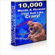 Title: 10,000 Words & Phrases That Sell Like Crazy! (230-page ebook), Author: Kevin Lankford