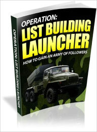 Title: List Building Launcher, Author: Lou Diamond