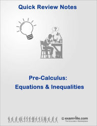 Title: PreCalculus Review: Equations and Inequalities, Author: Dev