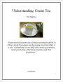 Understanding Green Tea