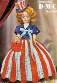 Title: Crochet Miss USA Doll Pattern - Crochet Pattern for Vintage Miss U.S.A Patriotic Doll, Author: Bookdrawer