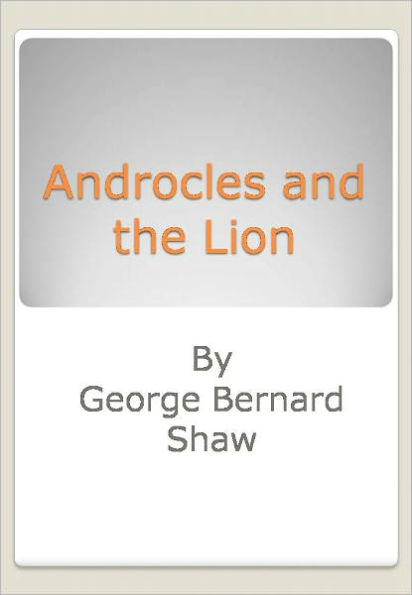 Androcles and the Lion