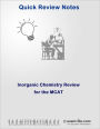 Inorganic Chemistry Review for the MCAT