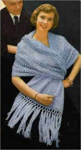 Title: Crochet Concerto Shawl Pattern - Vintage Shawl to Crochet, Author: Bookdrawer