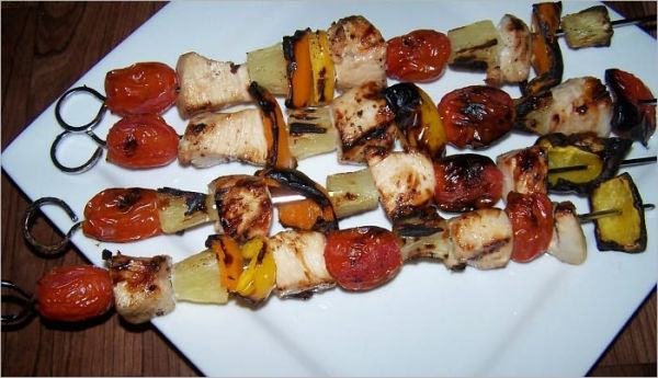 Making Chicken Kabobs - An Illustrated Guide