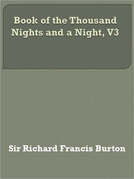 Book of the Thousand Nights and a Night, V3