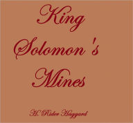 Title: KING SOLOMON'S MINES, Author: H. Rider Haggard