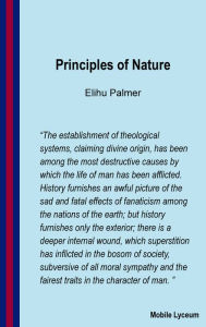 Title: Principles of Nature, Author: Elihu Palmer