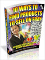 10 Ways To Find Products To Sell On eBay