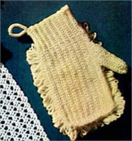 Title: Crochet Dusting Mitt Pattern - Vintage Crochet Pattern for a Dusting Mitt Duster Crocheting, Author: Bookdrawer