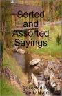 Sorted and Assorted Sayings