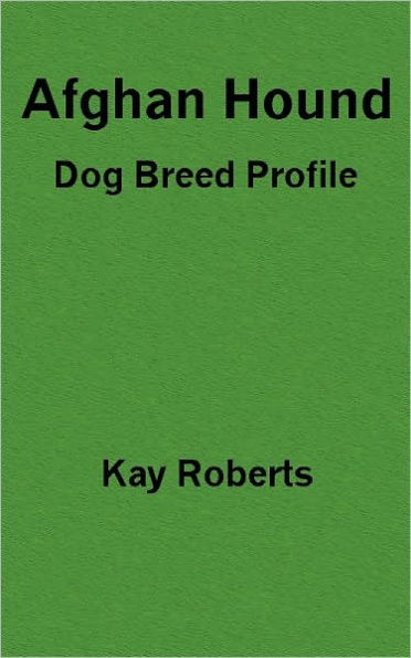 Afghan Hound Dog Breed Profile