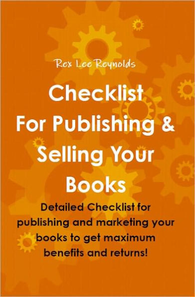 Checklist For Publishing & Selling Your Books