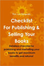 Checklist For Publishing & Selling Your Books