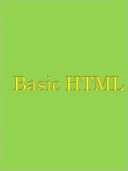 Basic HTML