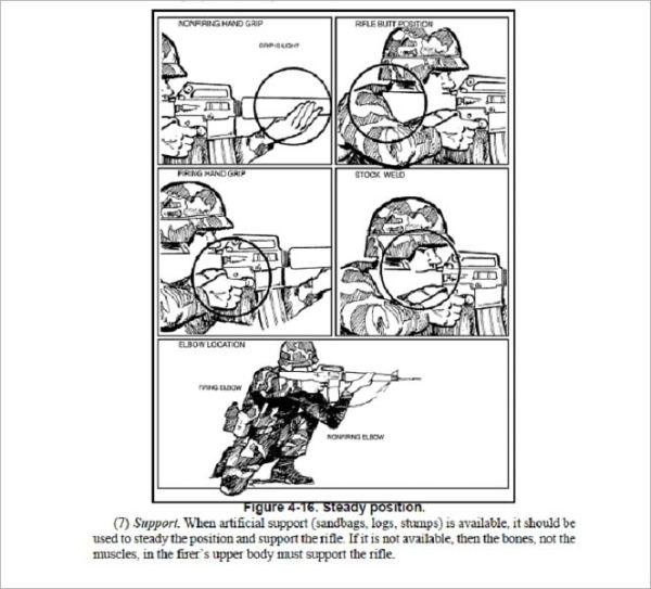 RIFLE MARKSMANSHIP, M16A1, M16A2/3, M16A4, AND M4 CARBINE, Plus 500 free US military manuals and US Army field manuals when you sample this book