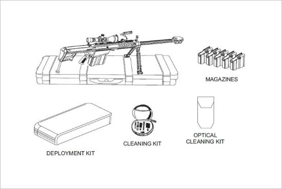 Operators Manual Long Range Sniper Rifle Lrsr Caliber 50 M107 Plus 500 Free Us Military Manuals And Us Army Field Manuals When You Sample This - 