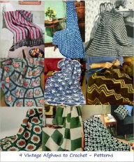 Title: Nine Vintage Crochet Afghans Patterns - Crochet Patterns for Floral, Checker and More Afghans, Author: Bookdrawer