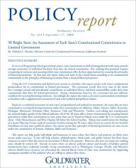 Title: 50 Bright Stars: An Assessment of Each State’s Constitutional Commitment to Limited Government, Author: Nick Dranias