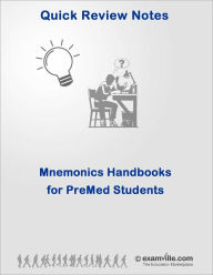 Title: Mnemonics Handbook for Premed Students: Biology, Physiology, Chemistry and Physics, Author: Sharma