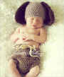 CROCHET PATTERN PDF- puppy hat and diaper cover set -2 sizes