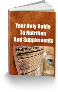 Title: Your Only Guide To Nutrition and Supplements, Author: Sandy Hall
