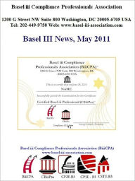 Title: Basel III News, May 2011, Author: George Lekatis