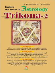 Title: EXPLORE THE POWER OF ASTROLOGY TRIKONA - 2, Author: A.P. PARASHAR