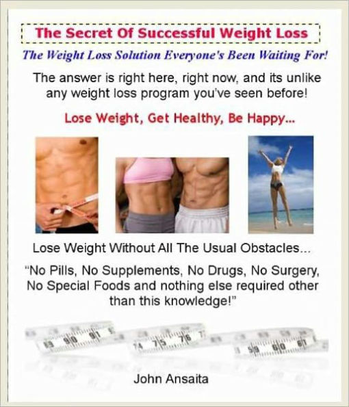 The Secret Of Successful Weight Loss