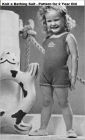 Knit a Bathing Suit Pattern - Knitted Bathing Suit Pattern for 2 Year Old and Water Baby Swimsuit for 2 to 4 Year Old - Vintage Knitting Patterns