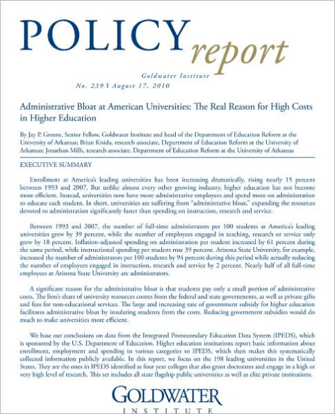 Administrative Bloat at American Universities: The Real Reason for High Costs in Higher Education