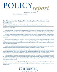 Title: Put Arizona on a Real Budget: New Spending Limit Can Restore State’s Fiscal Health, Author: Byron Schlomach