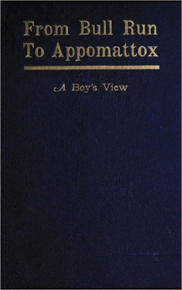 From Bull Run to Appomattox A Boy's View [1908]