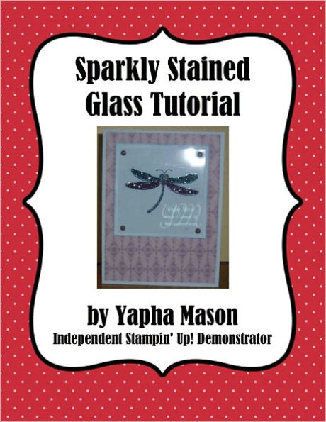 Sparkly Stained Glass Tutorial for Rubber Stamping