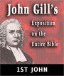 John Gill's Exposition on the Entire Bible-Book of 1st John