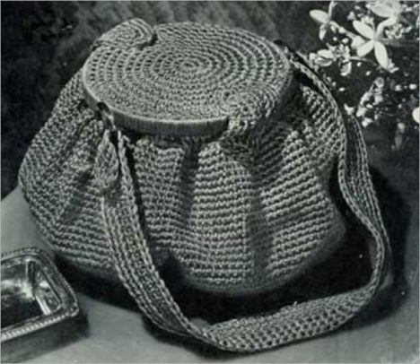 crocheted purses