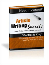 Title: Article Writing Secrets, Author: Myappbuilder