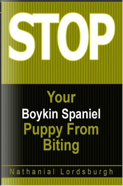 Keep Your Boykin Spaniel From Biting