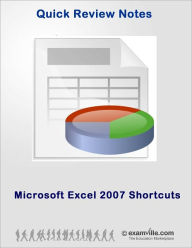 Title: Microsoft Excel 2007 Shortcuts, Author: Smith