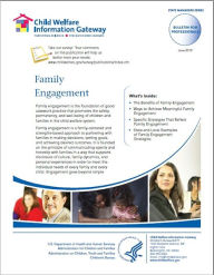 Title: Family Engagement, Author: Child Welfare Information Gateway