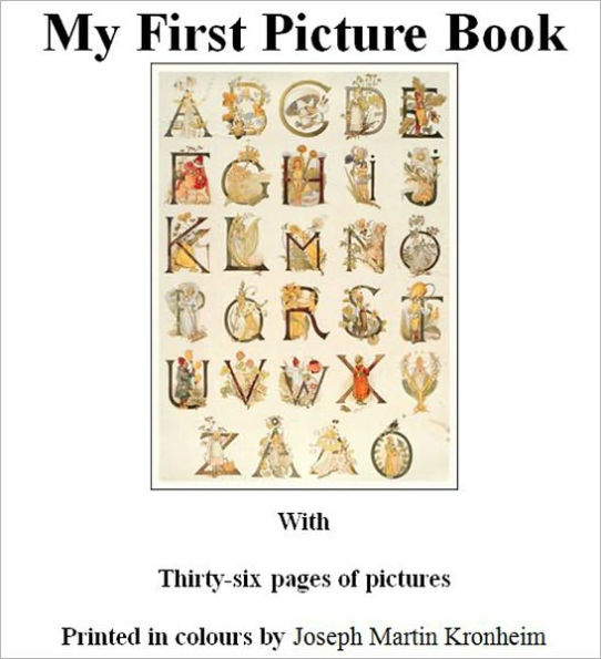 My First Picture Book [Illustrated]